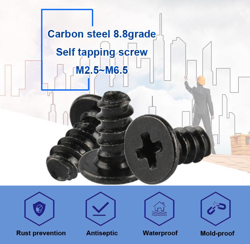 m6 screw self tapping metal screws