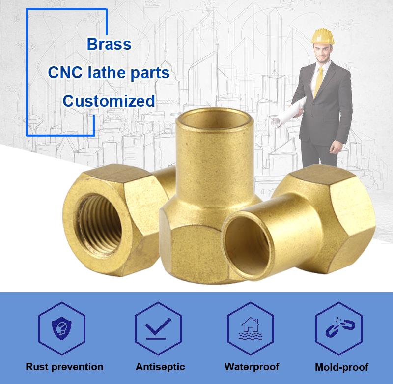 cnc brass lathe turning machine mechanical parts