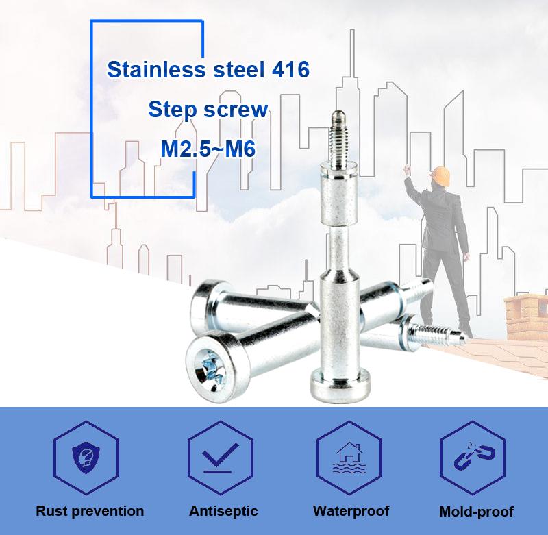 customized torx step screw m2.5
