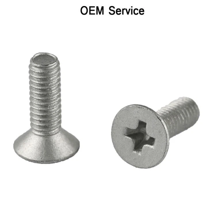 Flat 120 Degree Head Machine Screws