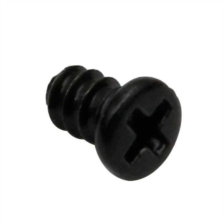 Black zinc plating small micro screw for electronic