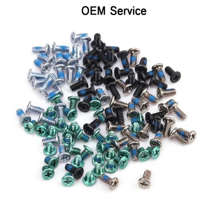 Green Zinc Plated Micro Machine Screws